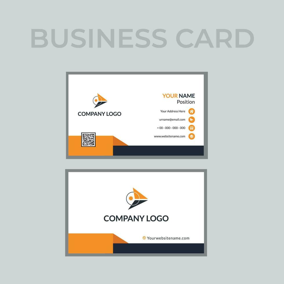 Professional Business Card Design Template vector