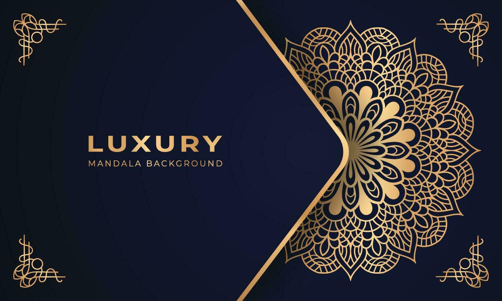 Luxury mandala background design template arabesque islamic style vector