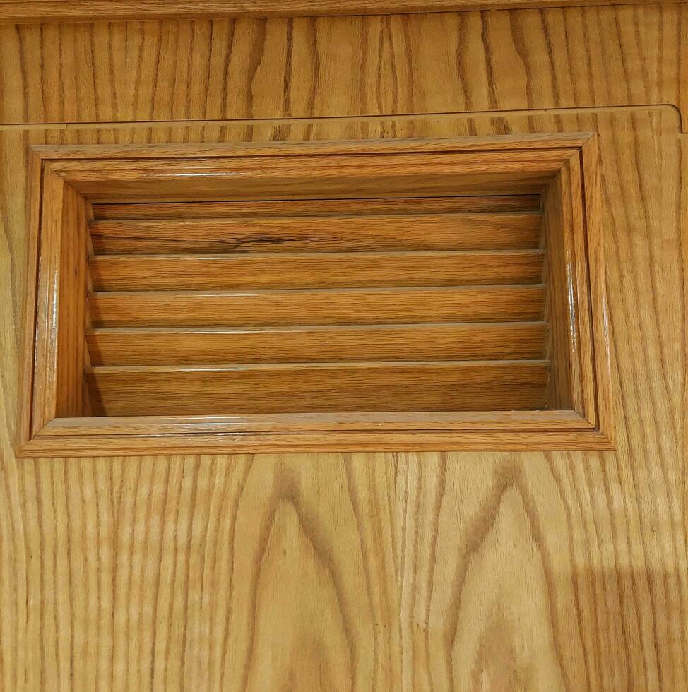 Wooden decrotive ventilation outlet ,flush mount wood grille photo