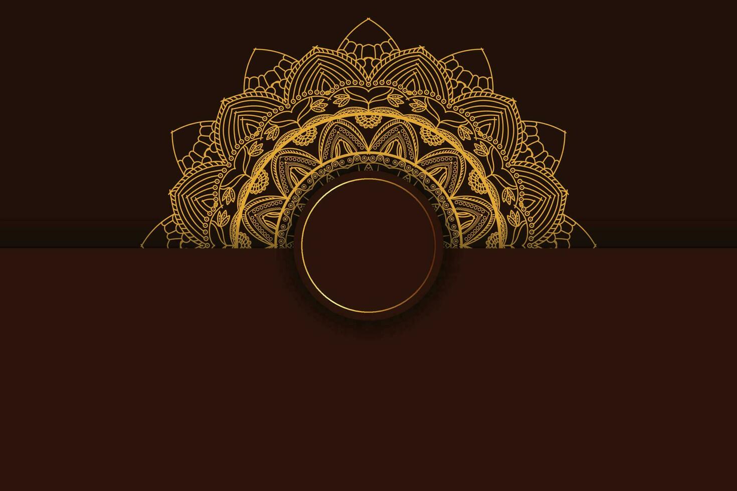 Luxury mandala background with golden arabesque pattern arabic islamic east style.decorative mandala for print, poster, cover, brochure, flyer, banner vector