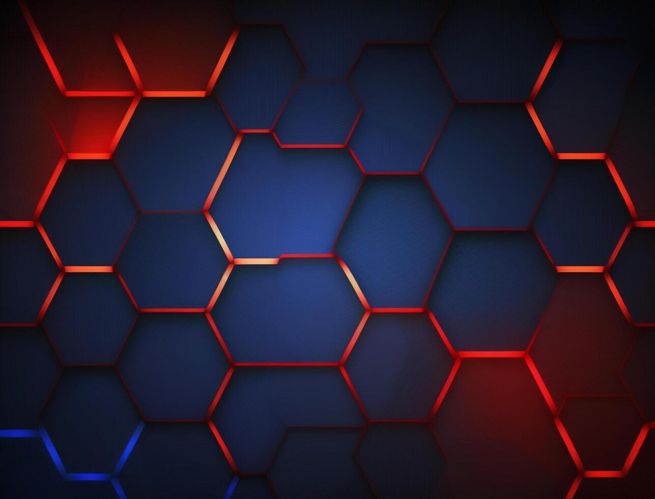 Modern geometric abstract background in red color. photo