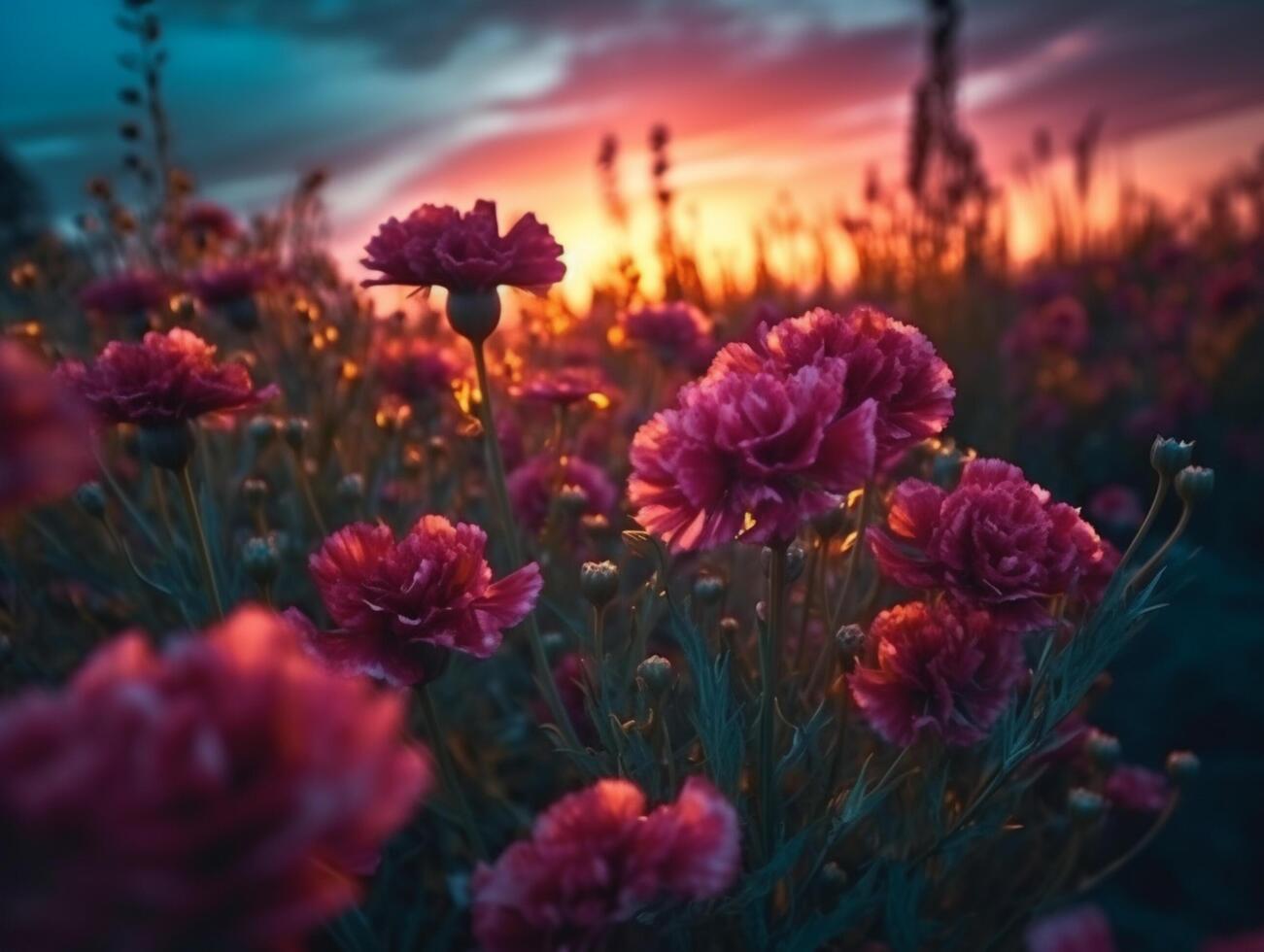Spring Flower Natural Background Illustration photo