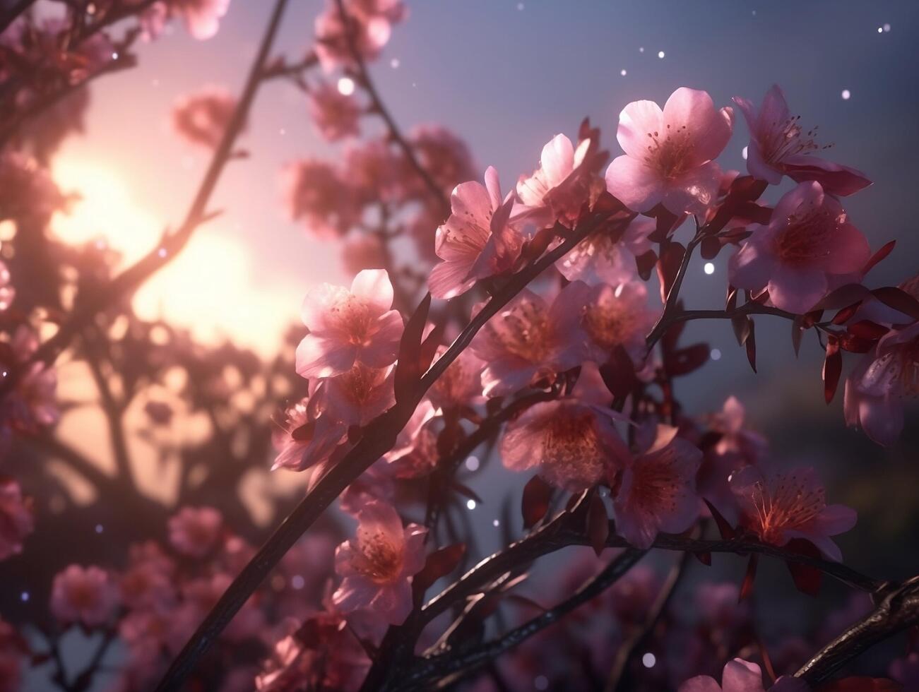 Spring Flower Natural Background Illustration photo