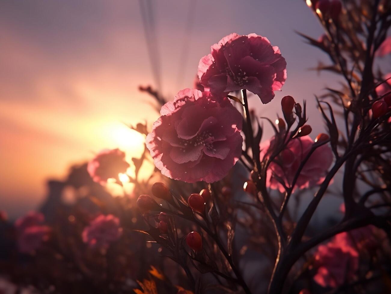 Spring Flower Natural Background Illustration photo