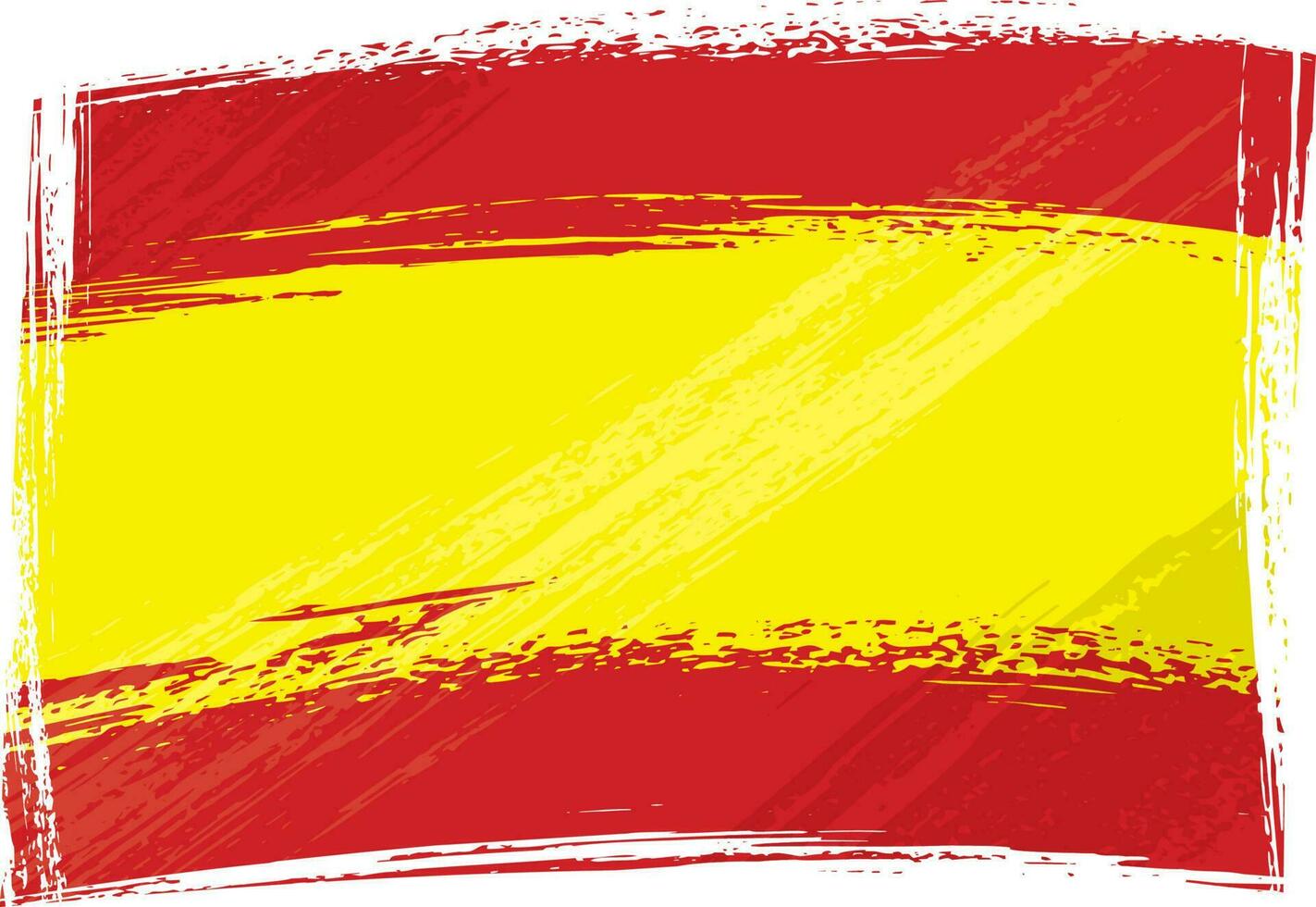 grunge España bandera vector