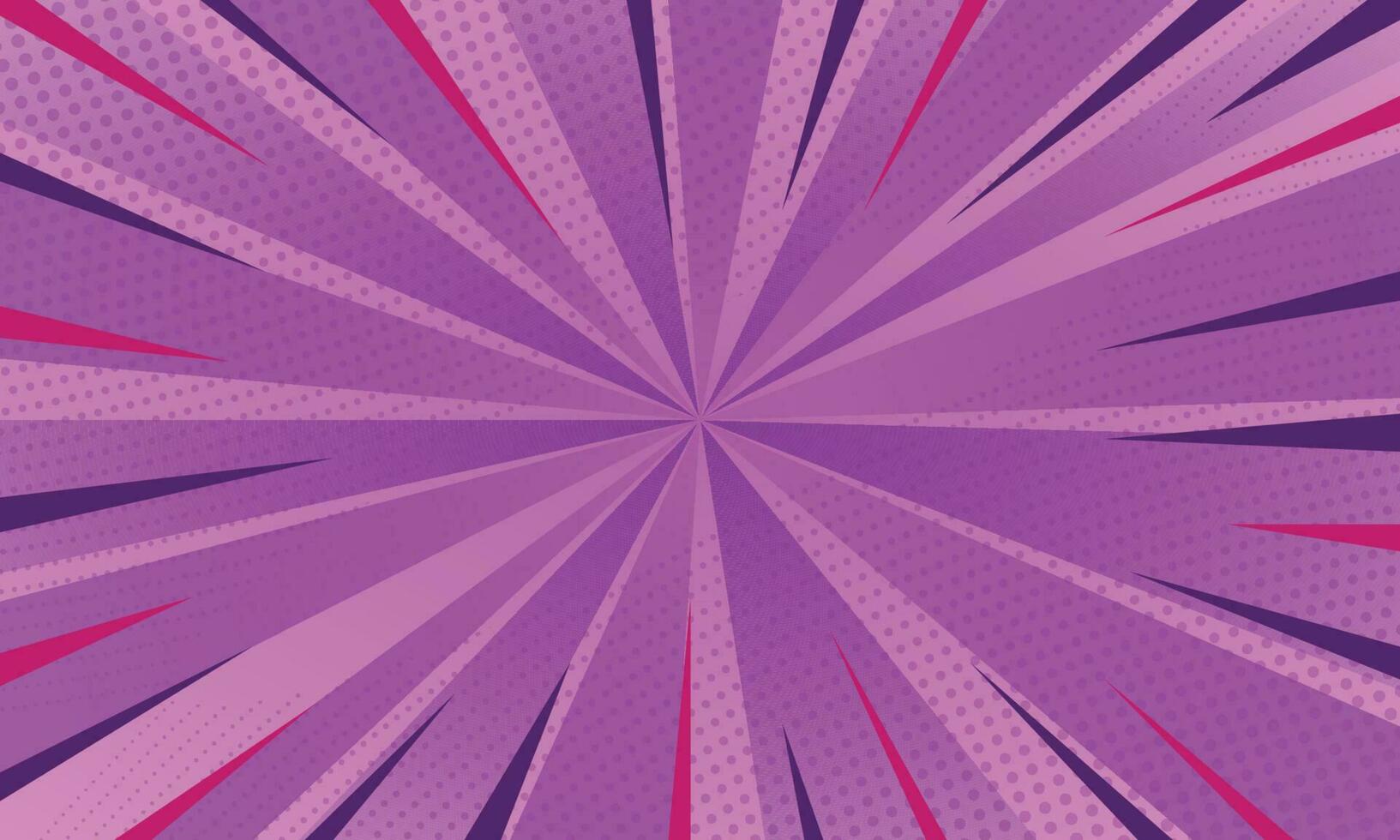 Violet Comic Style Background with Halftone Effect vector