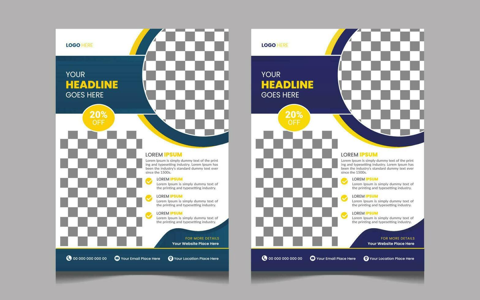 Admission Flyer Template in A4 Size, Flyer design for Education and Admission vector