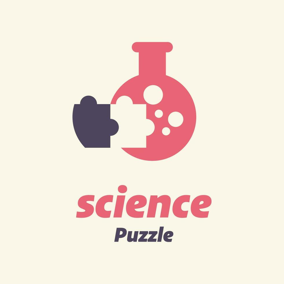 Lab Puzzle Logo vector