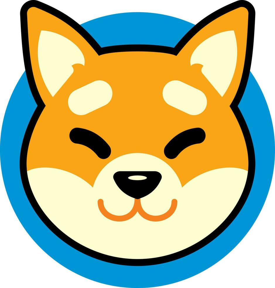 Cartoon Shiba Inu vector