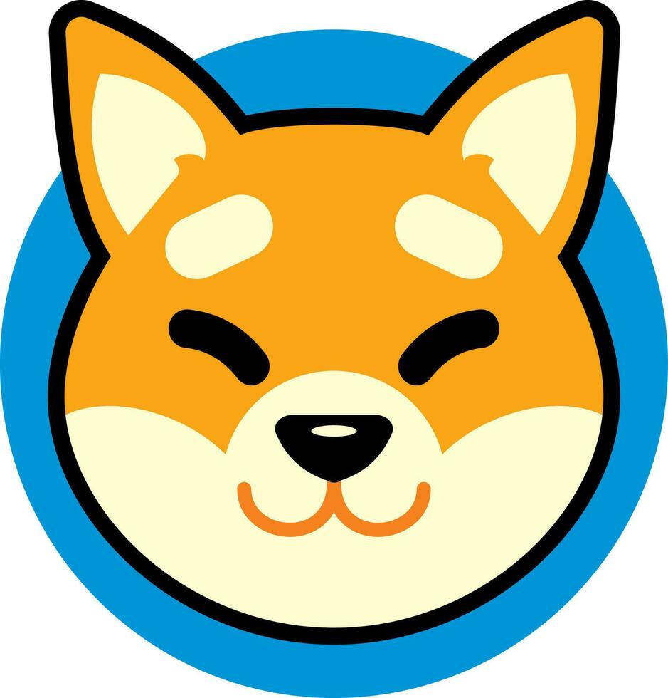 Cartoon Shiba Inu vector