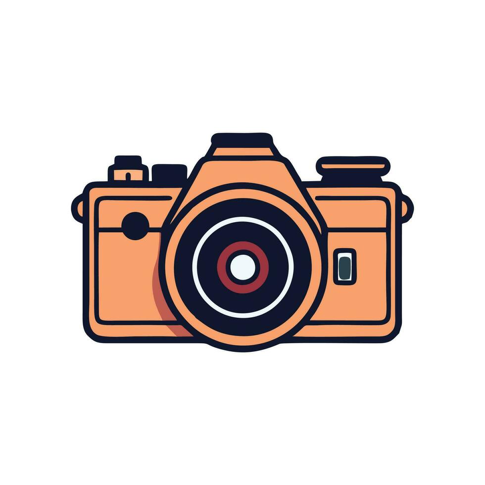 Camera icon vintage vector illustration