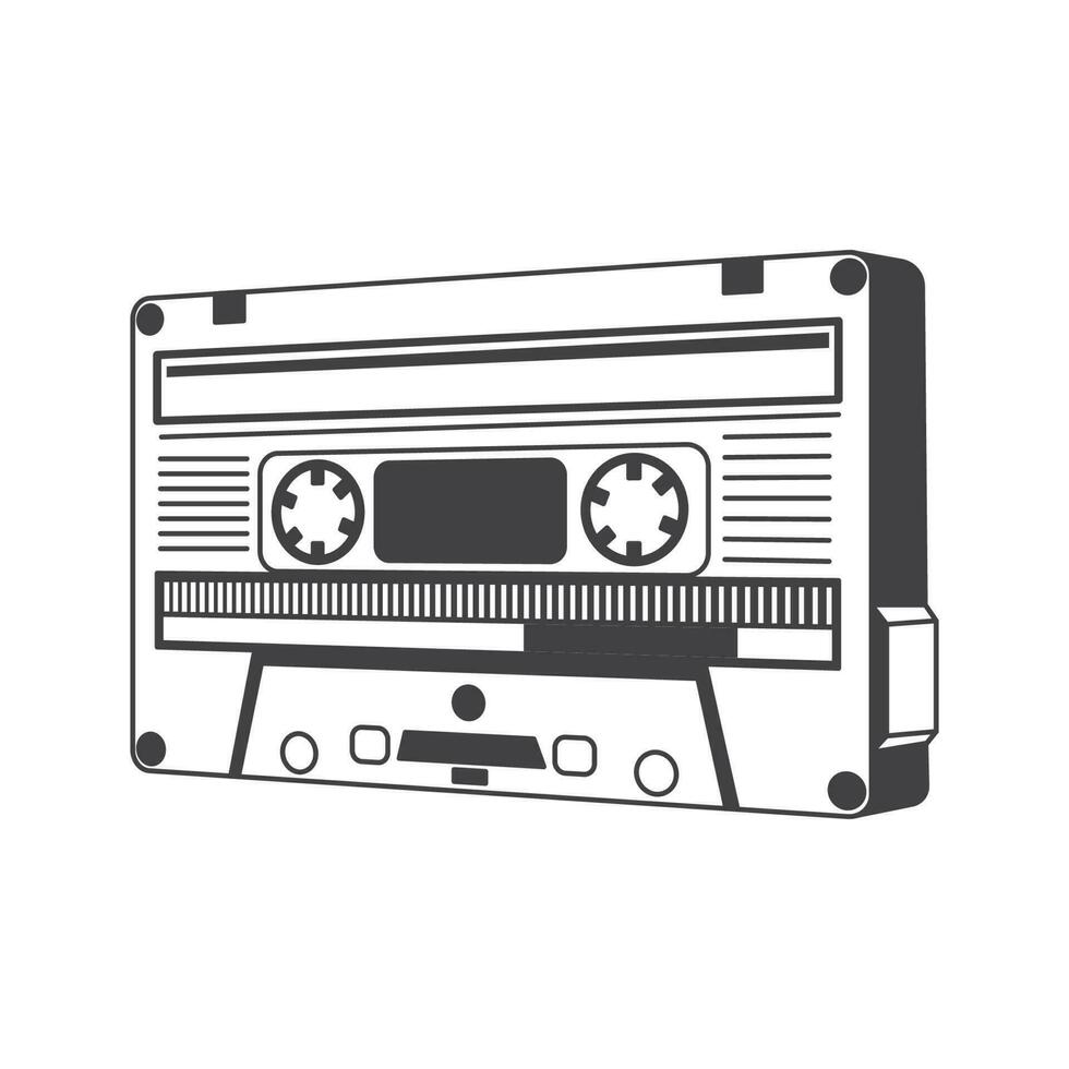 retro mixtape vector valores ilustración