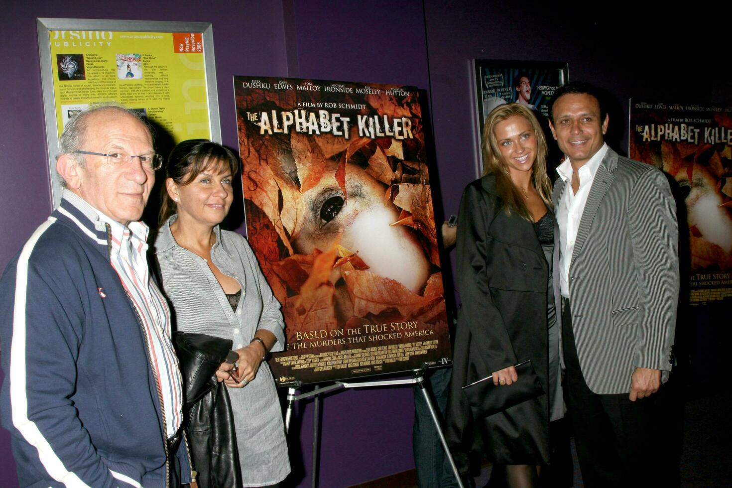 Guests arriving at the Alphabet Killer Screening at the Laemmles Monica 4 Theaters in Santa Monica CANovember 14 20082008 photo