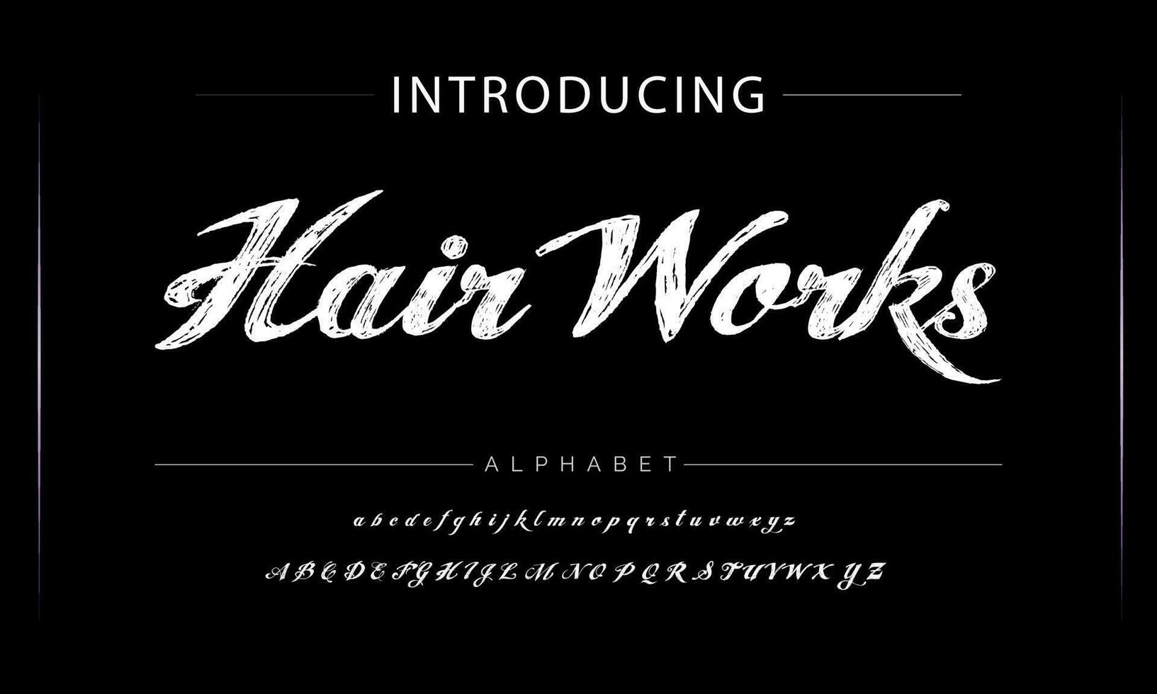 Hand drawn calligraphic vector monoline font. Distress signature letters. Modern script calligraphy type. ABC typography latin signature alphabet.