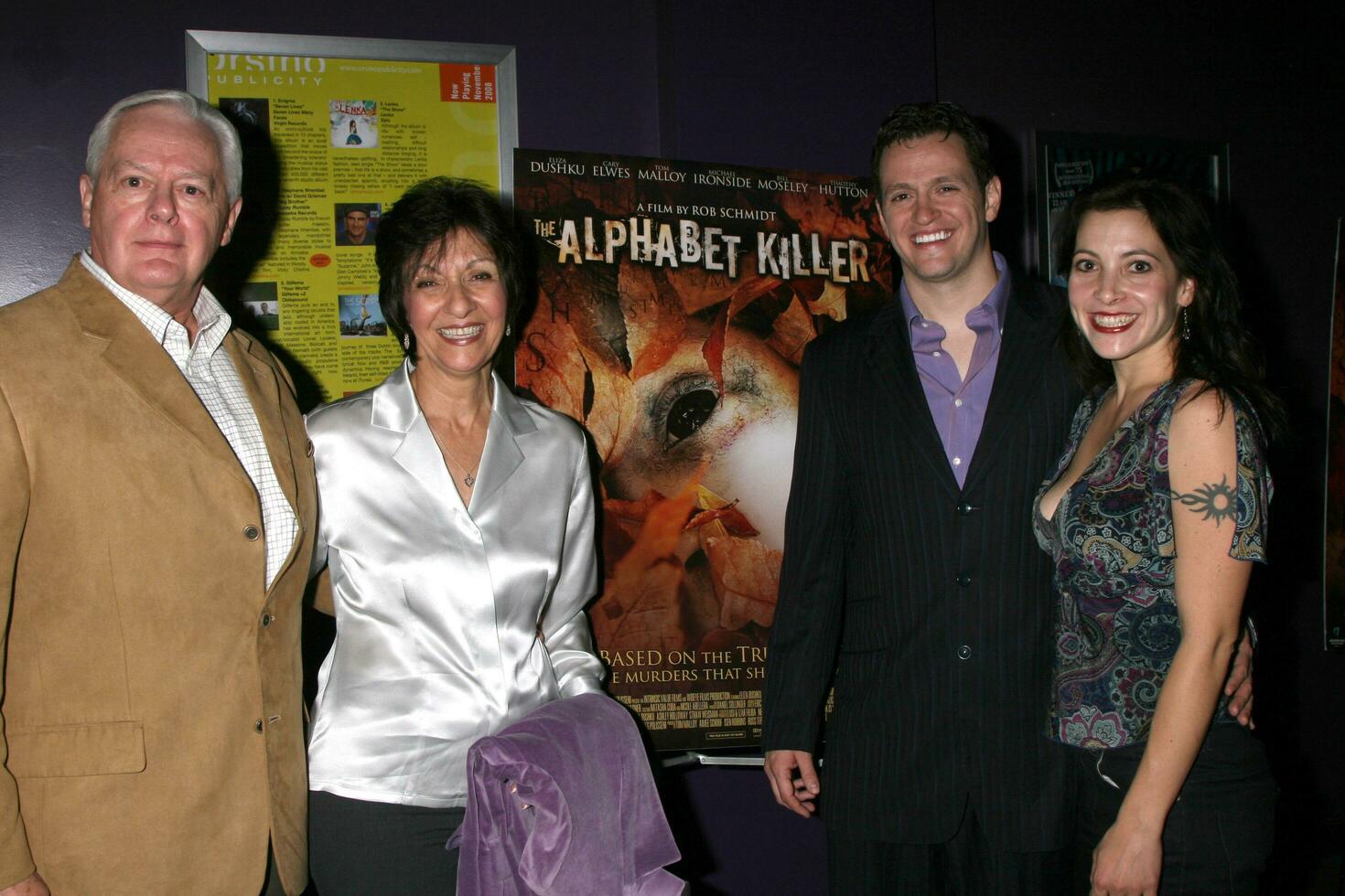 Tom Malloy  Family  arriving at the Alphabet Killer Screening at the Laemmles Monica 4 Theaters in Santa Monica CANovember 14 20082008 photo