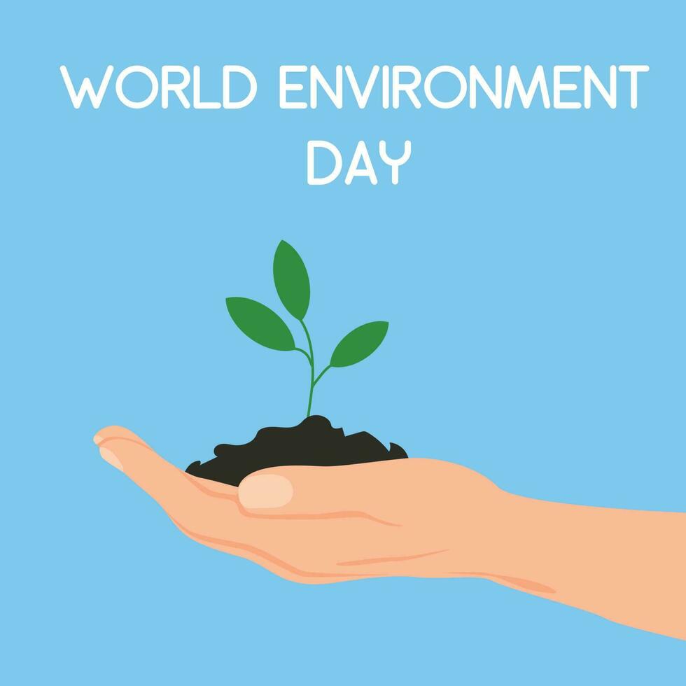World Environment Day. Social media post for World Environment Day. vector