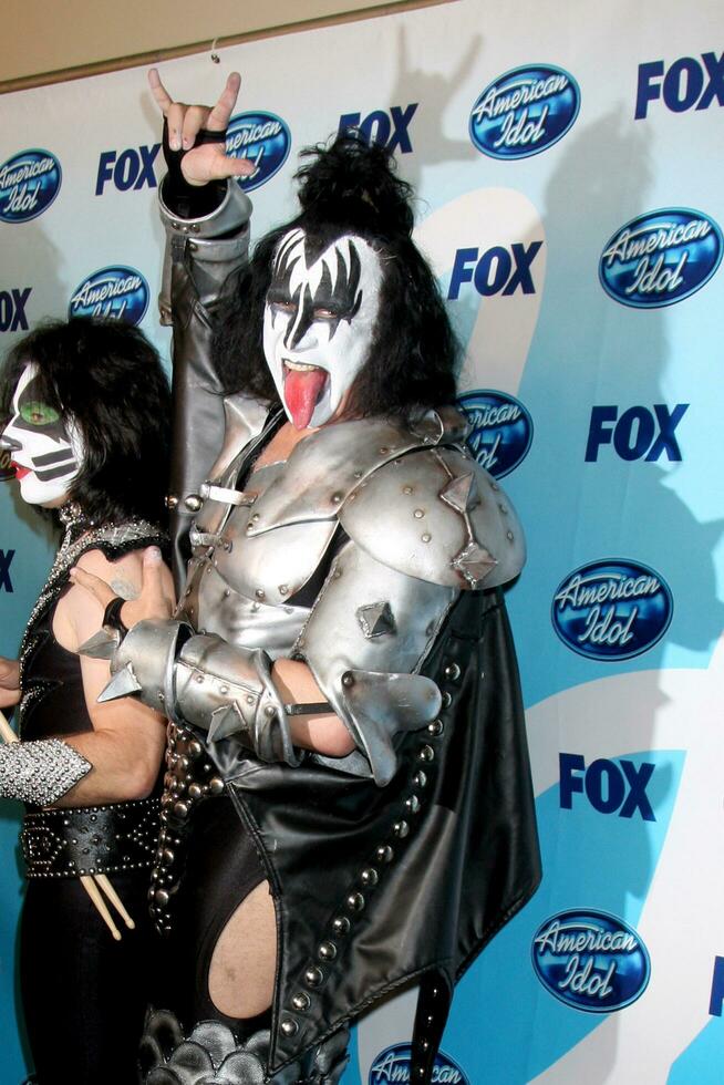 Gene Simmons in the Press Room  at the Amerian Idol Season 8 Finale at the Nokia Theater in  Los Angeles CA on May 20 2009 2009 photo