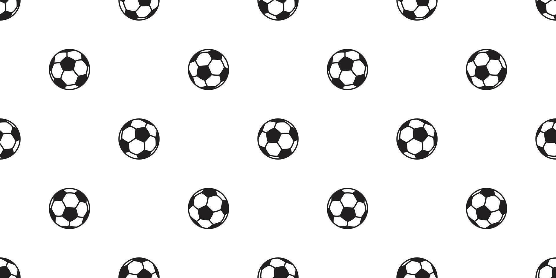 soccer ball seamless pattern football vector tile background repeat wallpaper scarf isolated