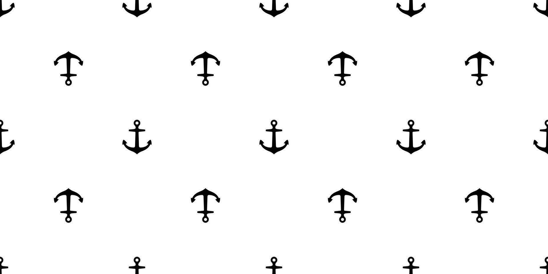 Anchor Seamless Pattern vector boat helm pirate nautical maritime tropical tile background scarf isolated wallpaper illustration graphic