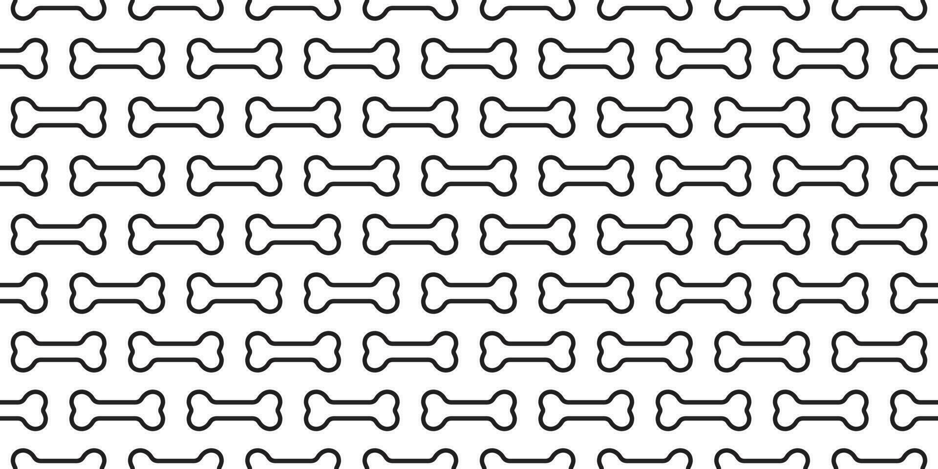 bone seamless pattern dog bone vector halloween tile background repeat wallpaper isolated white
