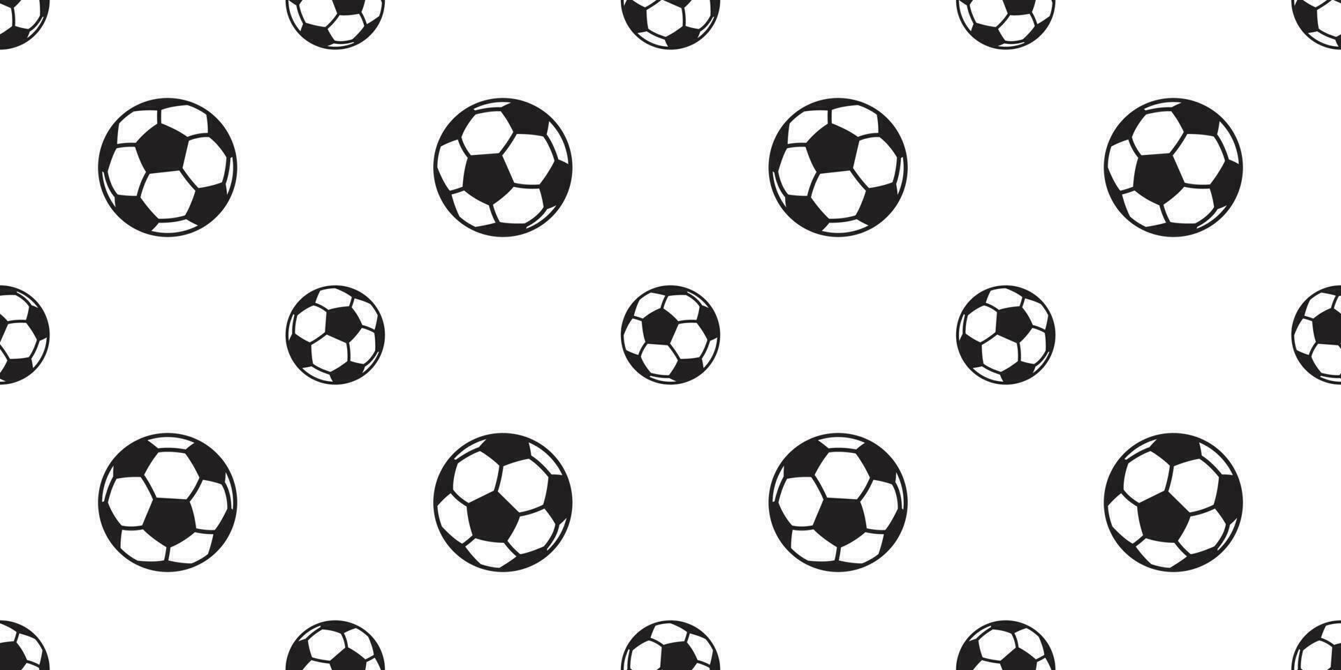 soccer ball seamless pattern football vector background tile isolated
