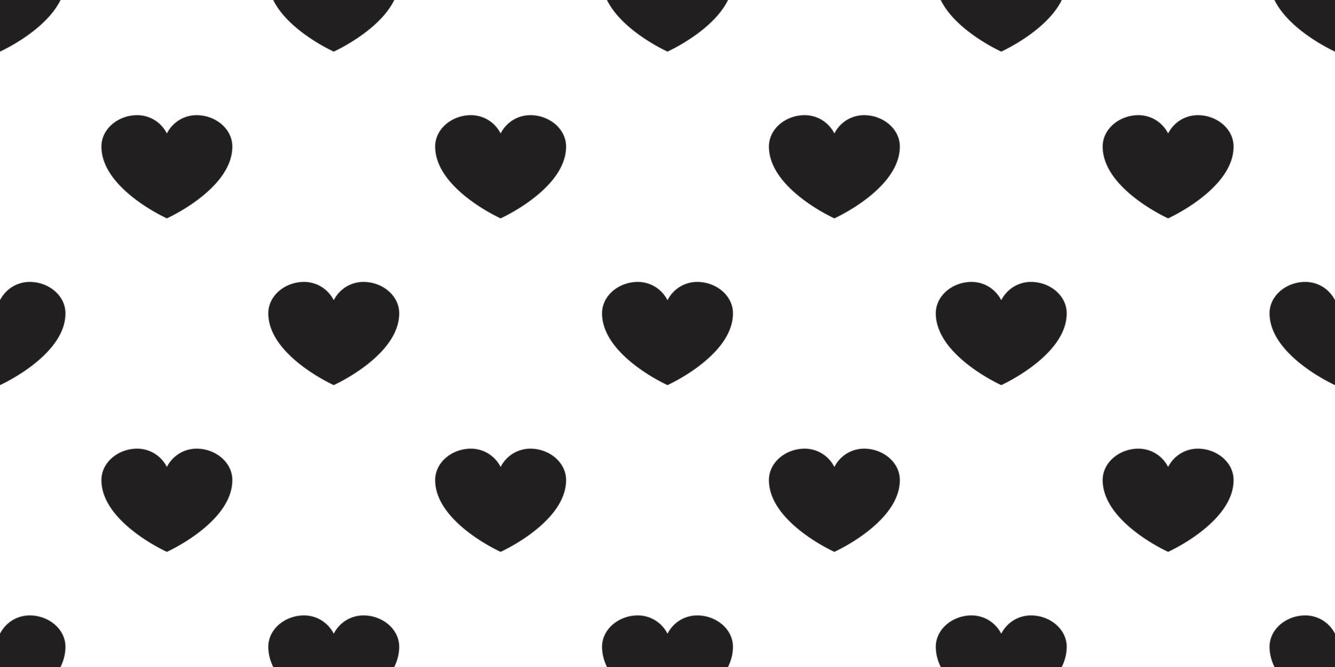 heart Seamless pattern vector valentine day isolated love icon cartoon ...