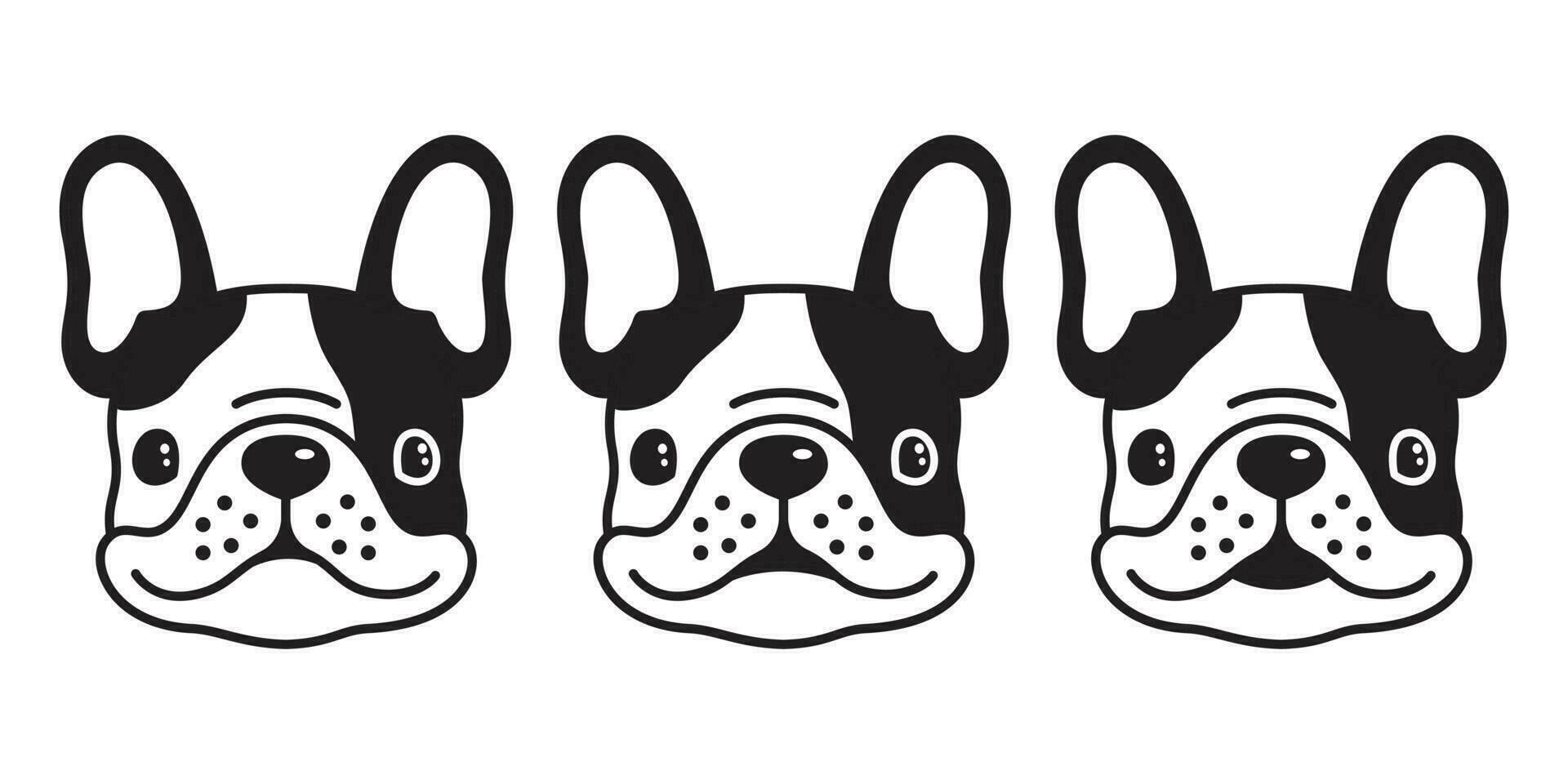 perro vector francés buldog icono logo dibujos animados personaje ilustración símbolo gráfico garabatear