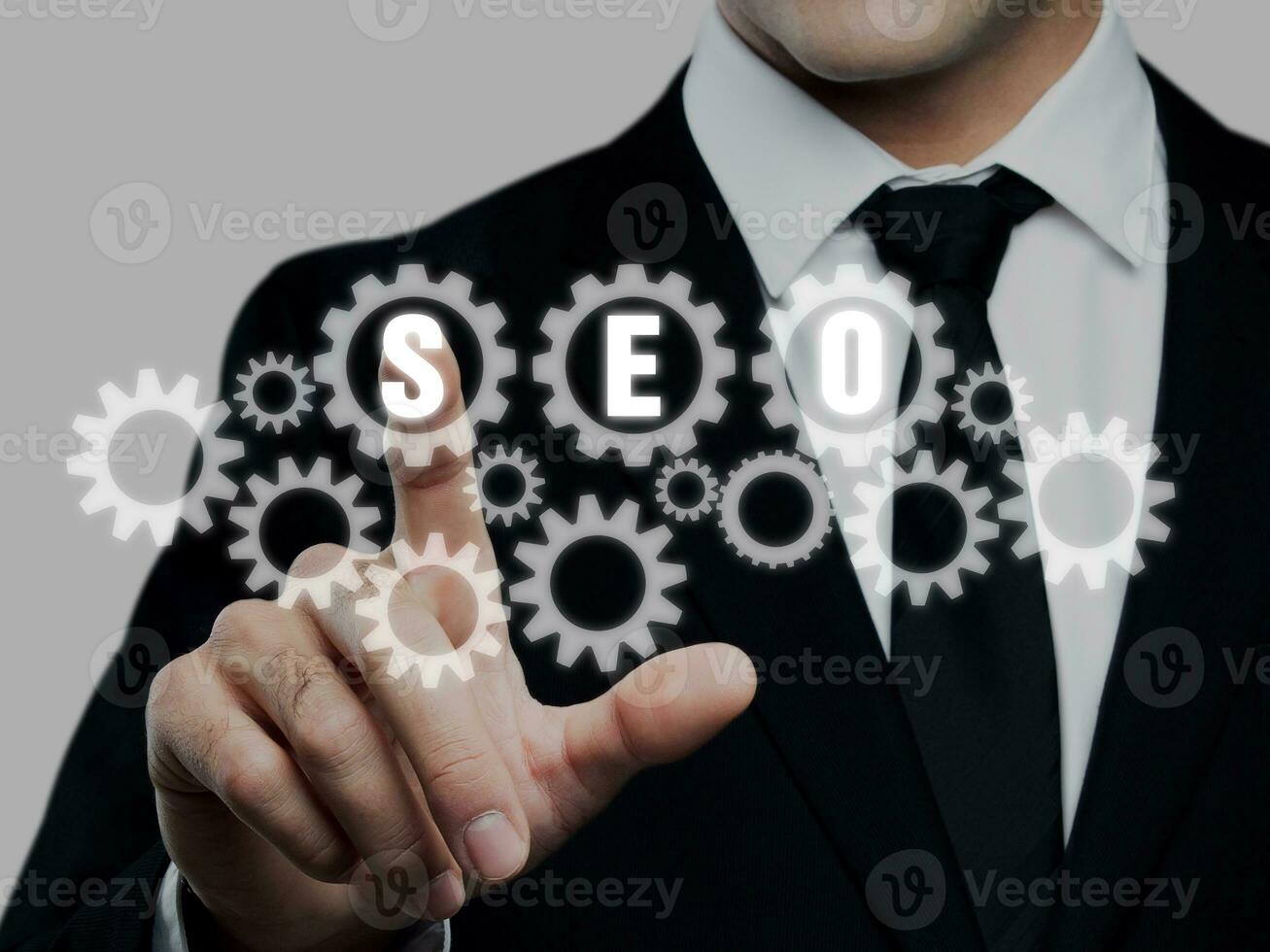 SEO search engine optimization, online branding and link building illustration photo