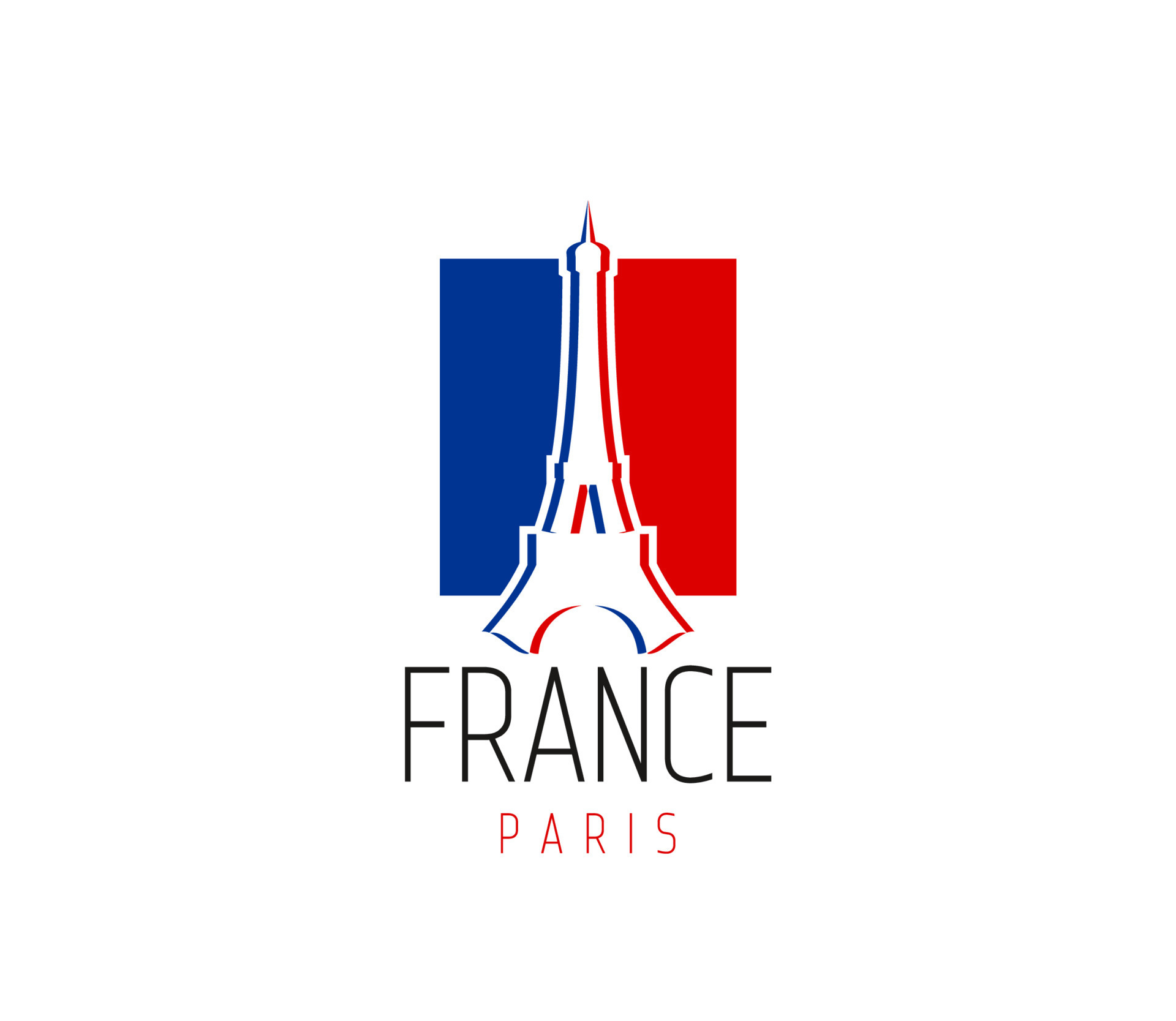 Paris eiffel tower icon, vector famous landmark 23518069 Vector Art at ...