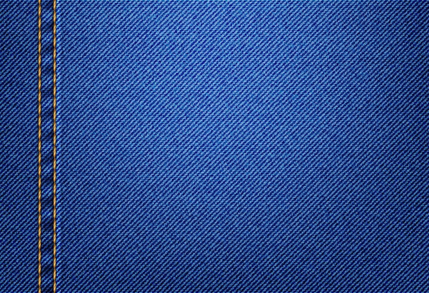 Jeans denim texture pattern, apparel background vector