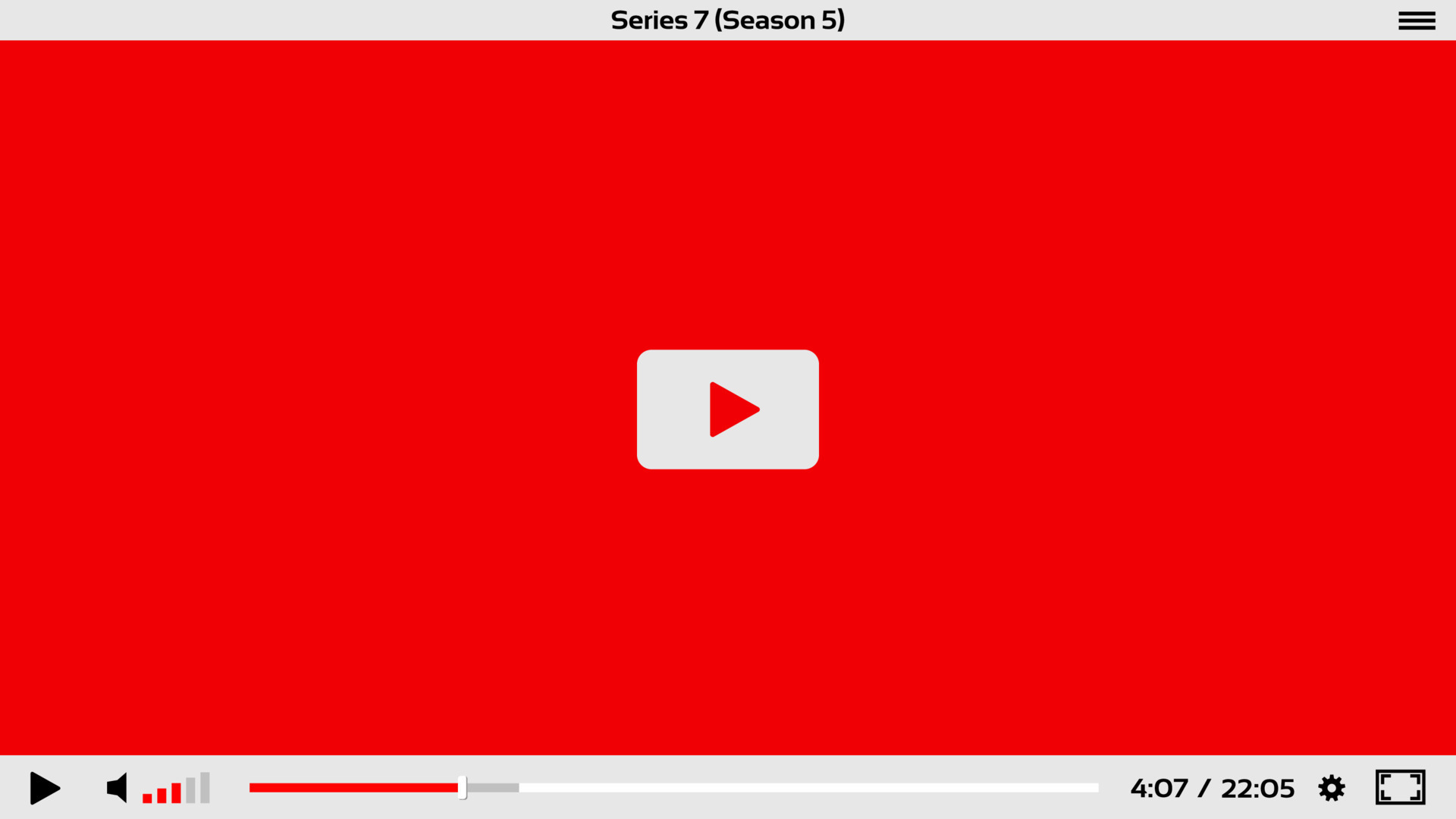 Online video player, streaming and movie interface 23518289 Vector Art