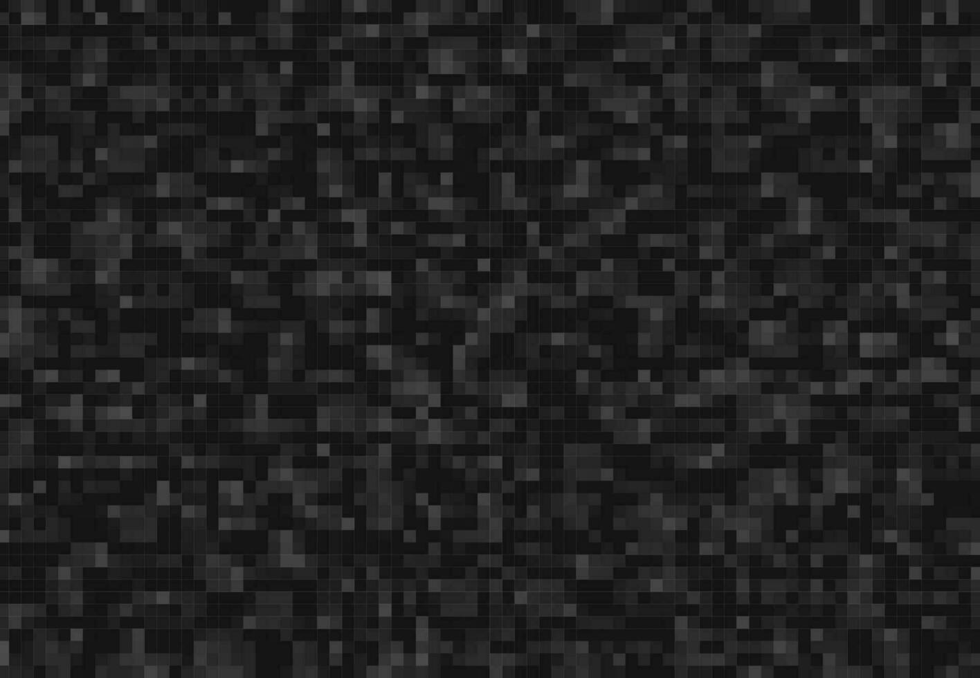 carbón carbón, carbón cúbico píxel bloques modelo vector