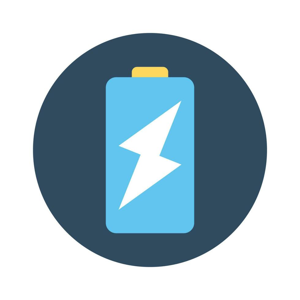 Mobile Battery  vector Flat Icon style illustration. EPS 10
