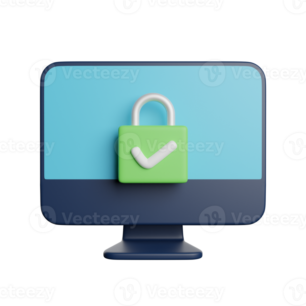 Desktop PC Lock 23519723 PNG