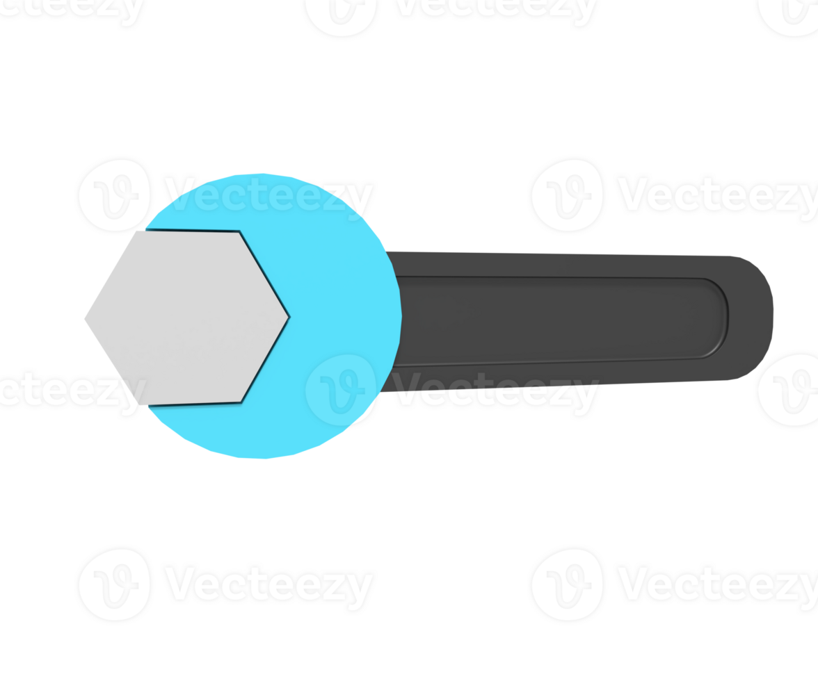 3d icon of wrench png