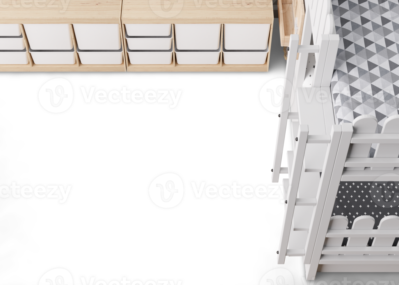 Floor covering presentation mock up, png. Kids room. Transparent template for your texture. Copy space for carpet, laminate flooring, ceramic tiles, parquet, pvc, vinyl. Floor mockup, show, display png