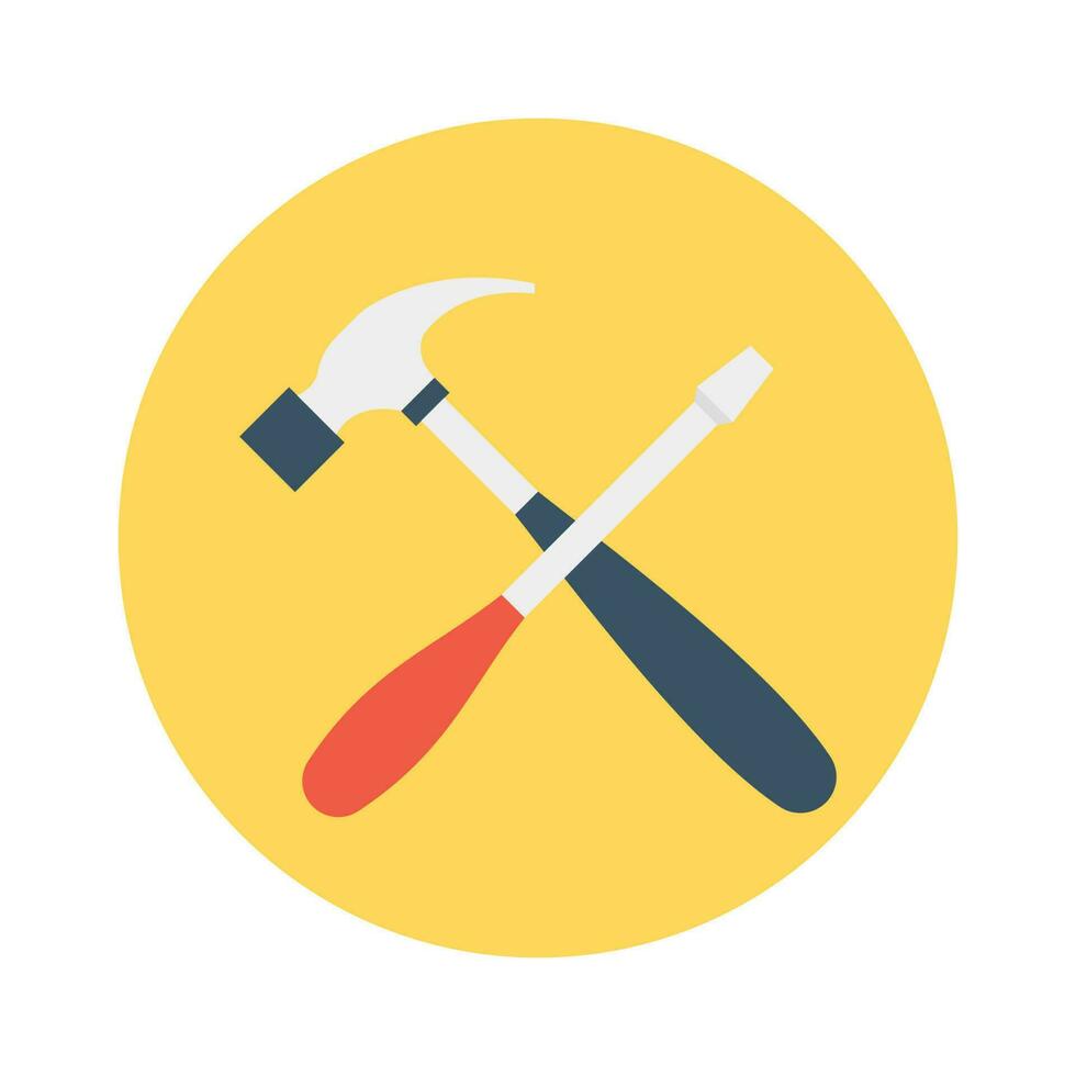 Reparing Tools  vector Flat Icon style illustration. EPS 10