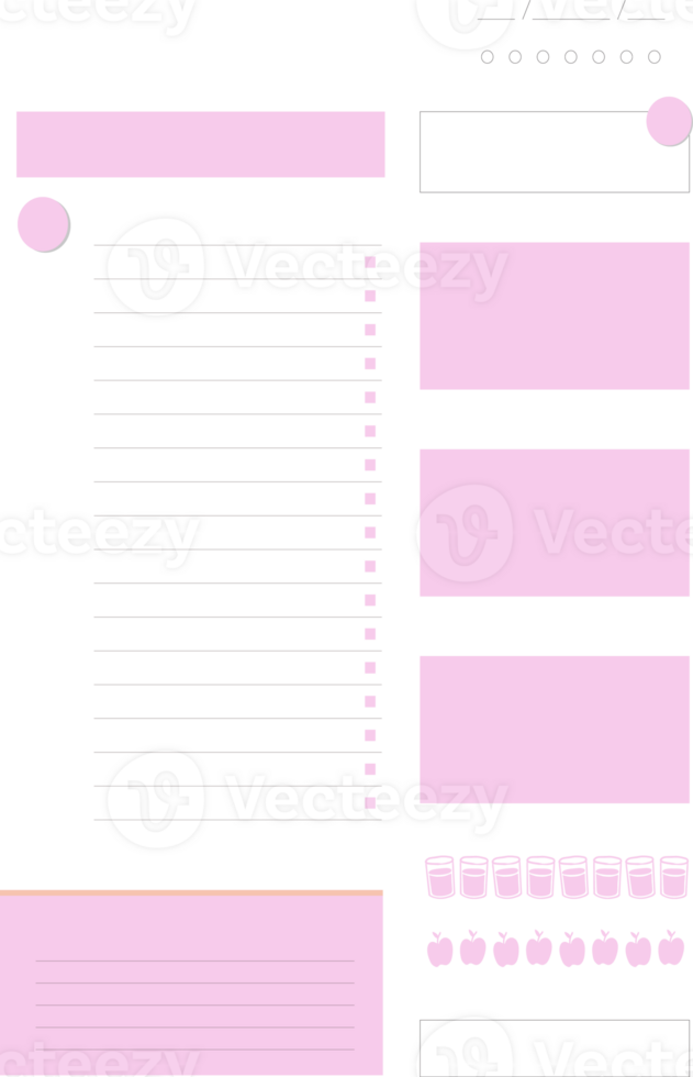 Planner for notes and information. png