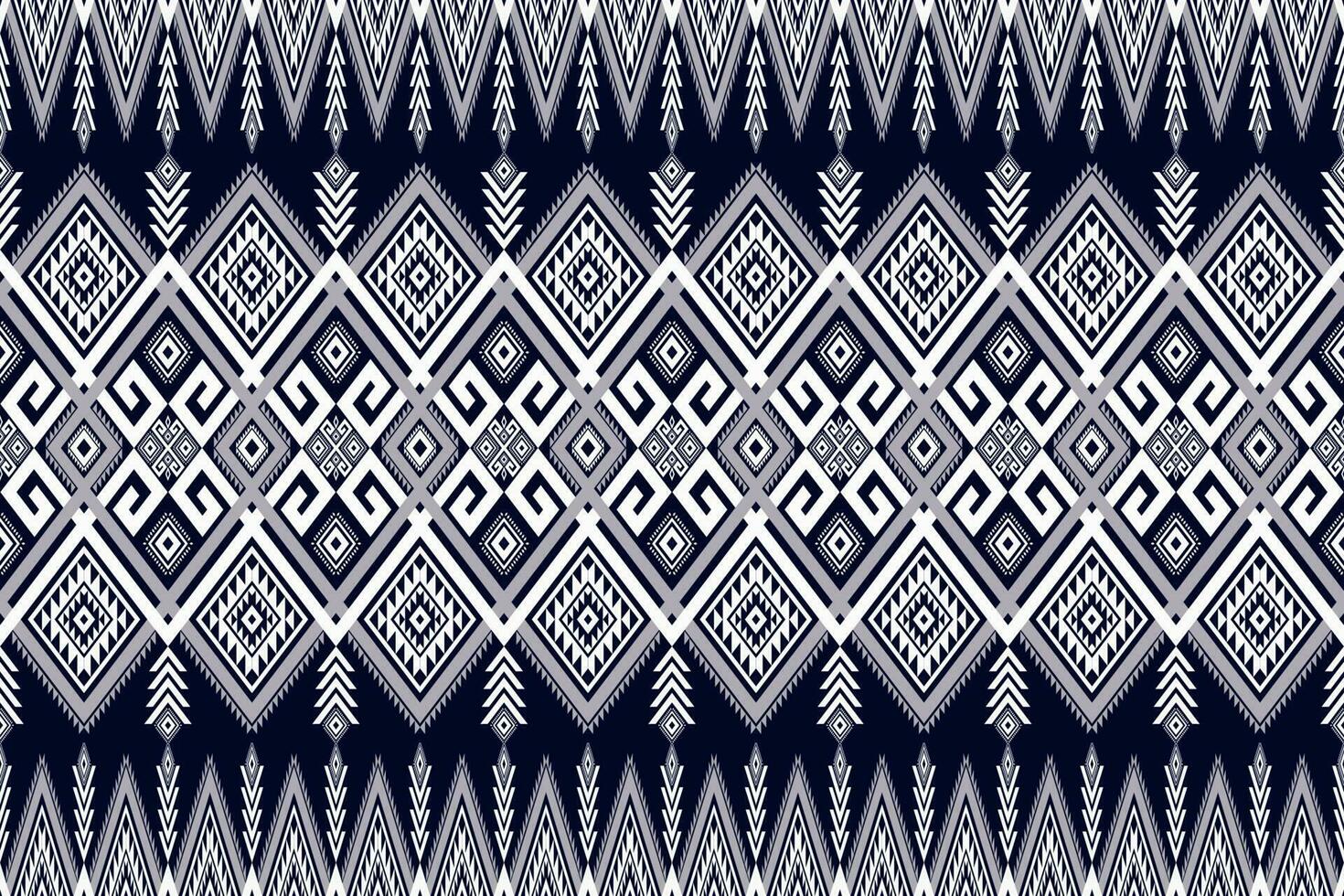 Aztec tribal geometric traditional pattern. Traditional aztec tribal geometric square diamond seamless pattern. Ethnic geometric pattern use for fabric, textile, home decoration elements. vector