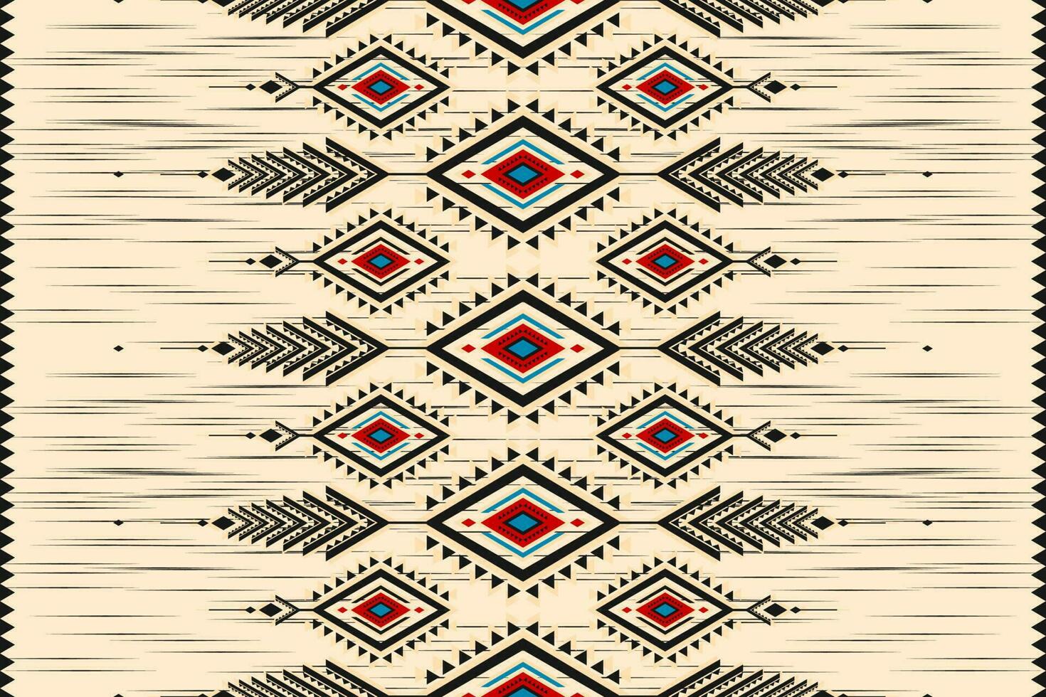 Carpet tribal pattern art. Geometric ethnic seamless pattern traditional. American, Mexican style. vector