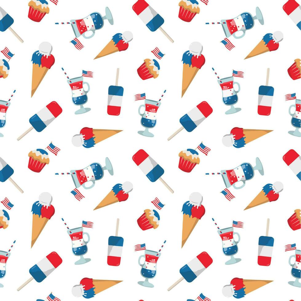 Memorial day pattern for background design graphics design vector