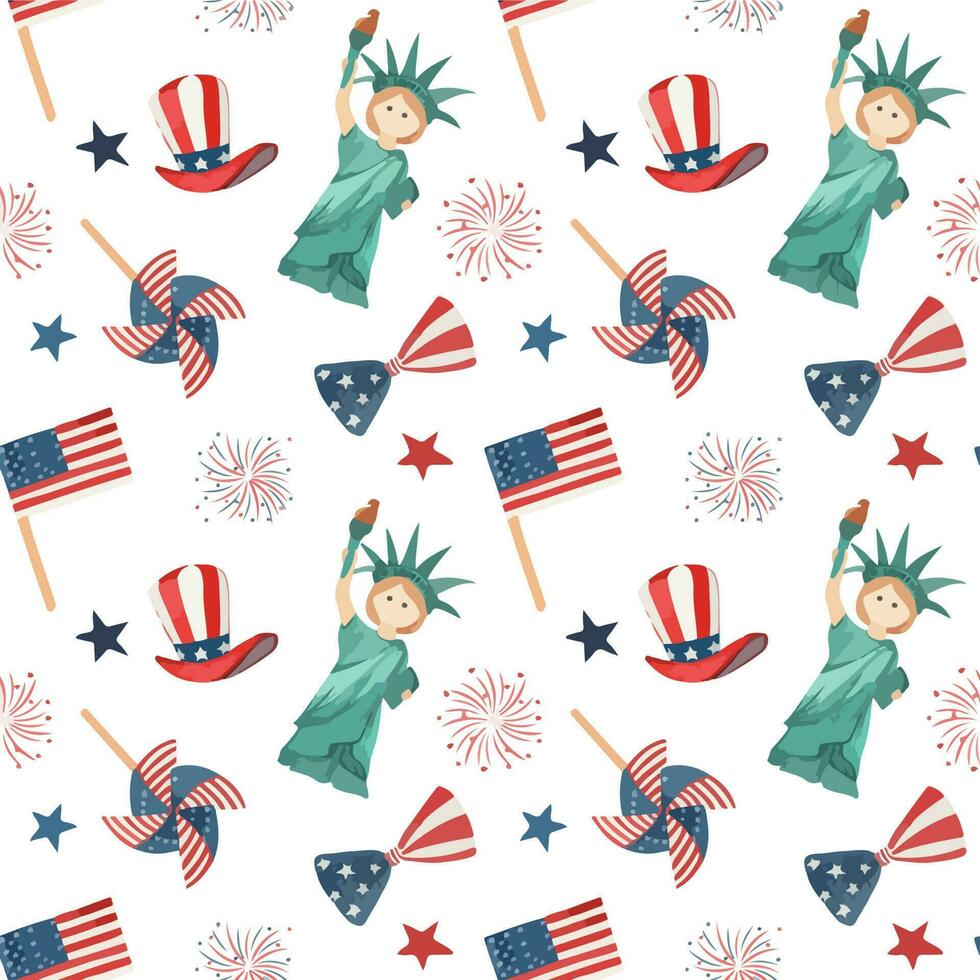 Memorial day pattern for background design graphics design vector
