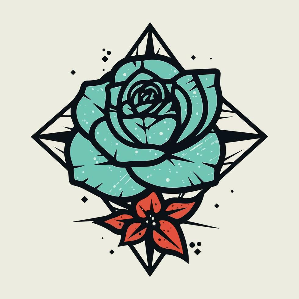 rosas flor logo ilustración caracteristicas delicado y intrincado detalles, Perfecto para creando un elegante y romántico marca imagen vector