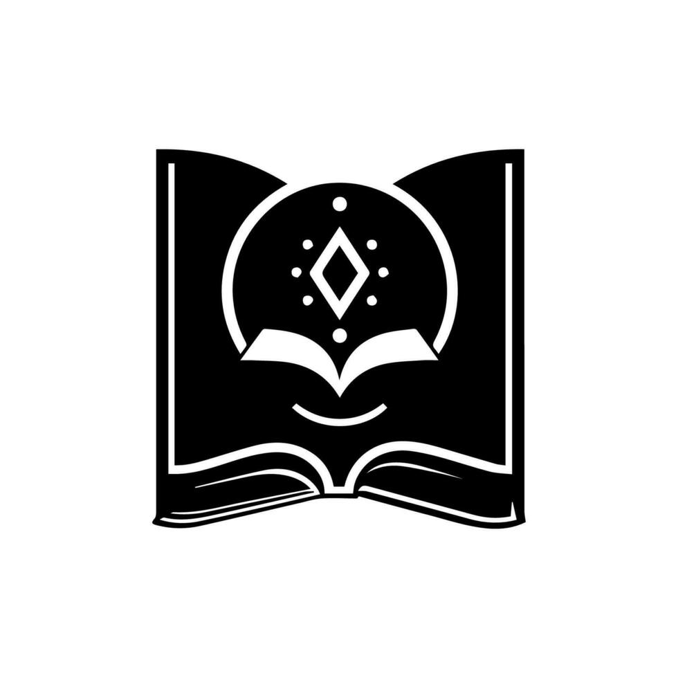 Book logo design is a great way to show your love for literature vector