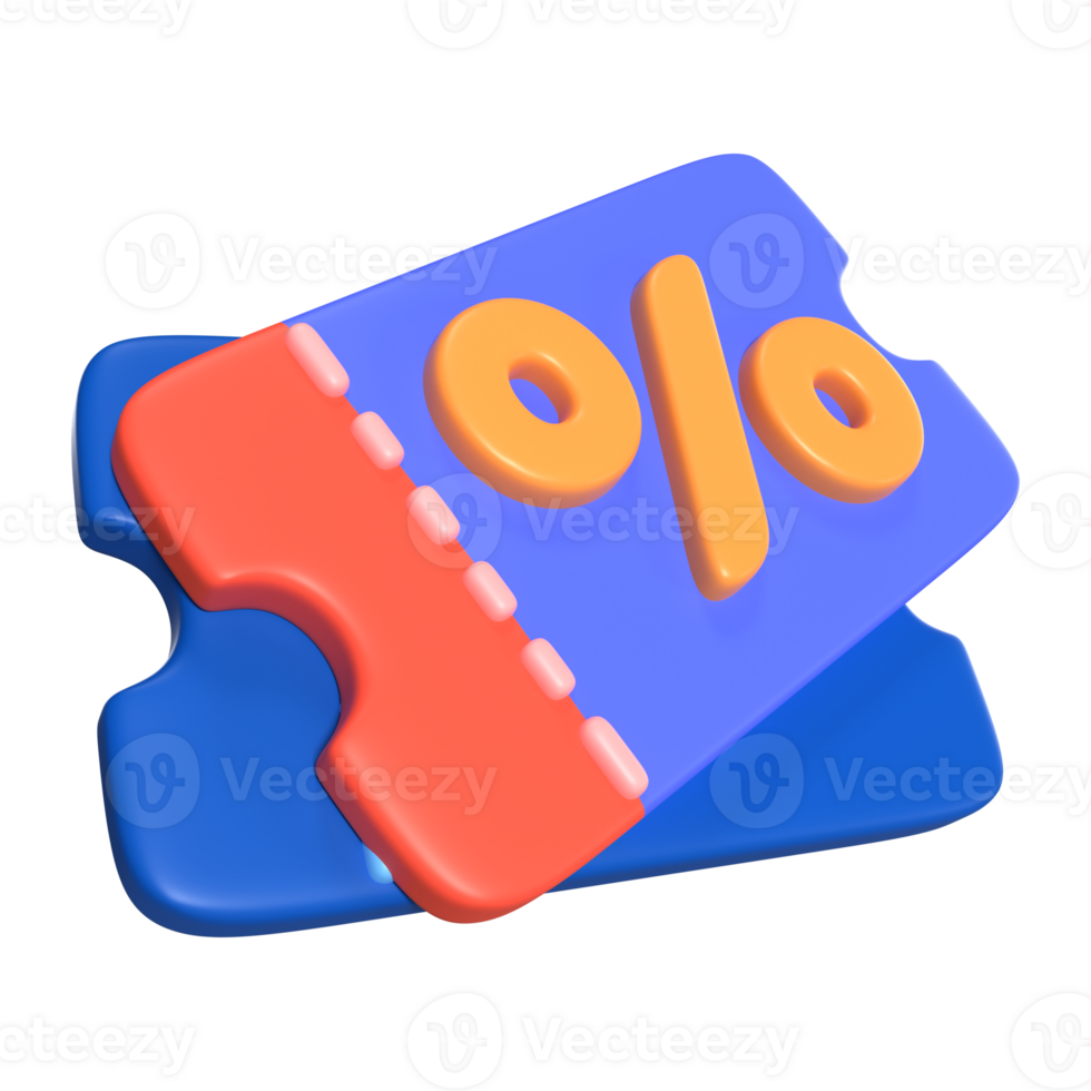 Discount Star 3D Illustration Icon png