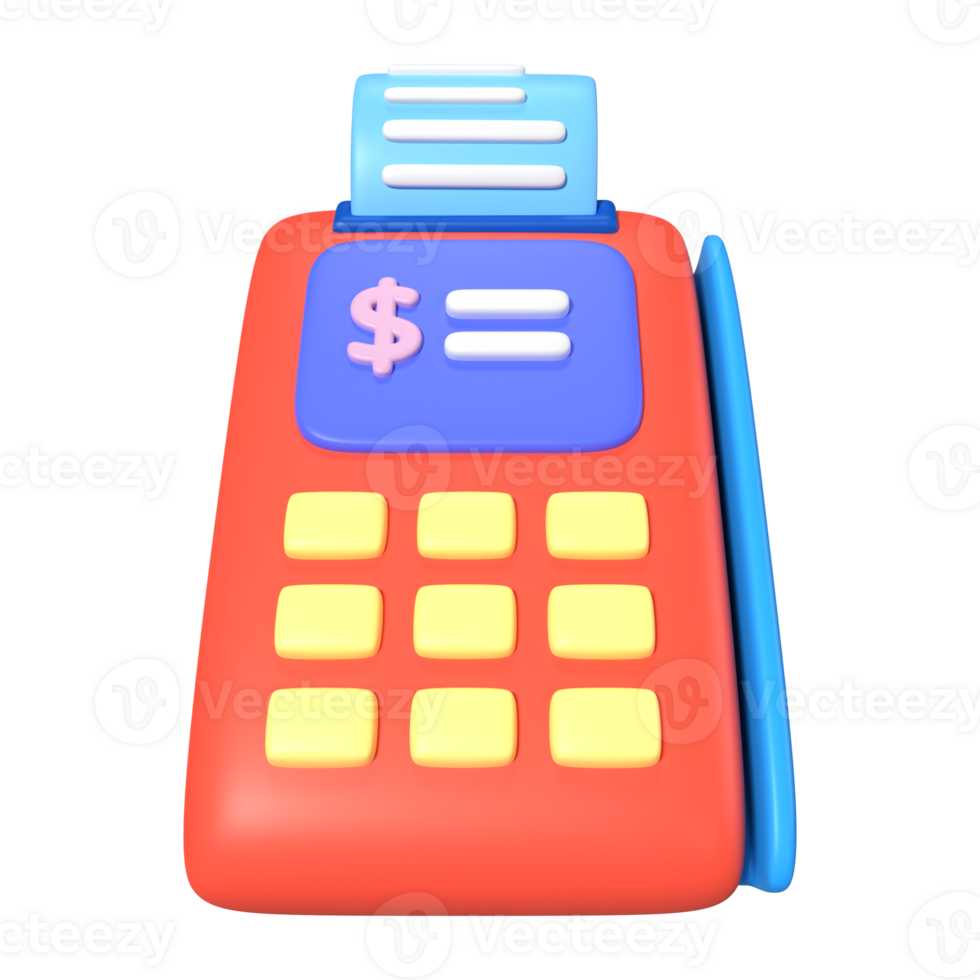 EDC Machine 3D Illustration Icon png