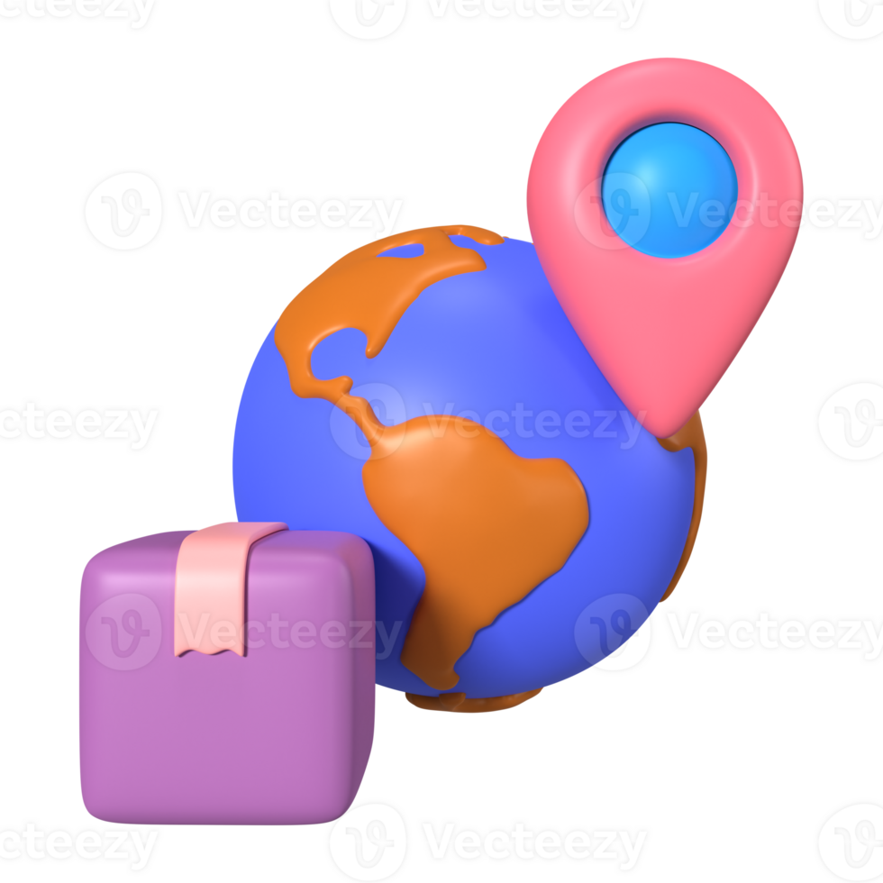 Location 3D Illustration Icon png