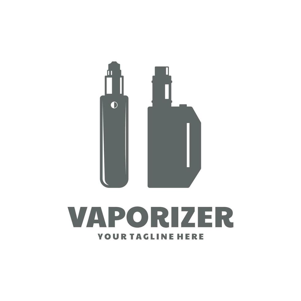 Vape or E-Cigarette Logo Template vector