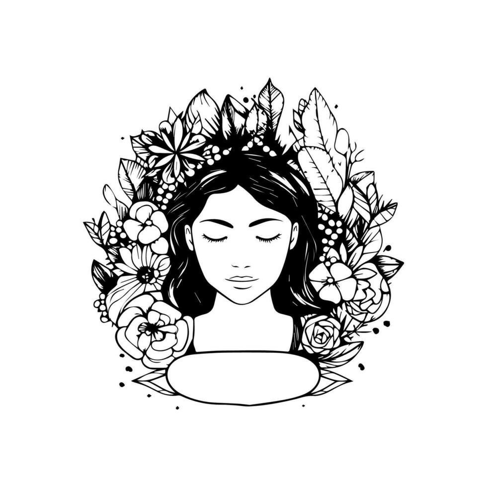 Mindfulness logo design embodies the spirit of calm and awareness. This elegant illustration is perfect for wellness and meditation brands. vector