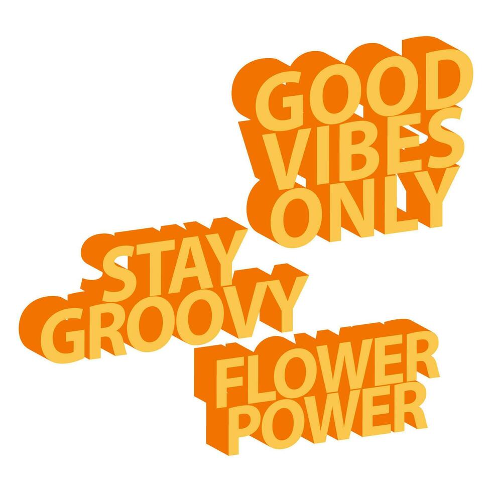 Premium Vector  Good vibes only motivational slogan in retro 70s style  with flowers template for tshirt